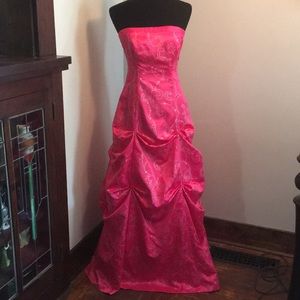 Pink formal gown